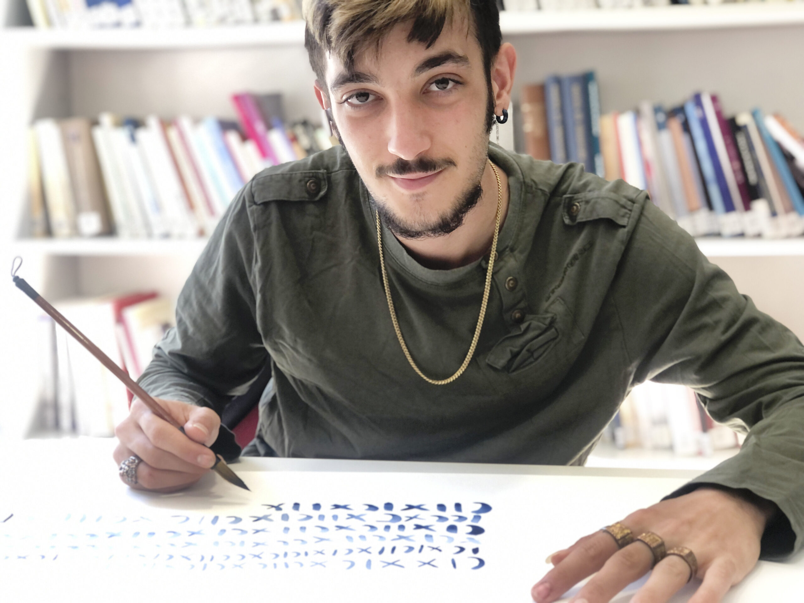 Scriptor y entintador de Codex in Aula.